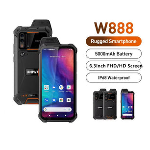 Rubber Rugged 5000mAh 4GB RAM 64GB 6.3 Inches FHD Smart Phone