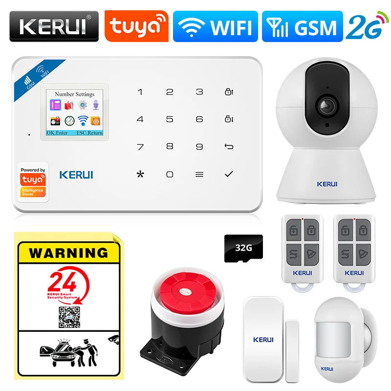 Kerui Plastic Smart Wireless Motion Detector Security Sensor Kit