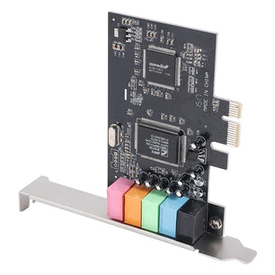 PCI-E 5.1 Computer Audio 6 Channels 3D Sound Card