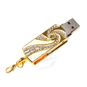 256GB Metallic USB 2.0 Rectangle Shaped Memory Stick Pen Drive