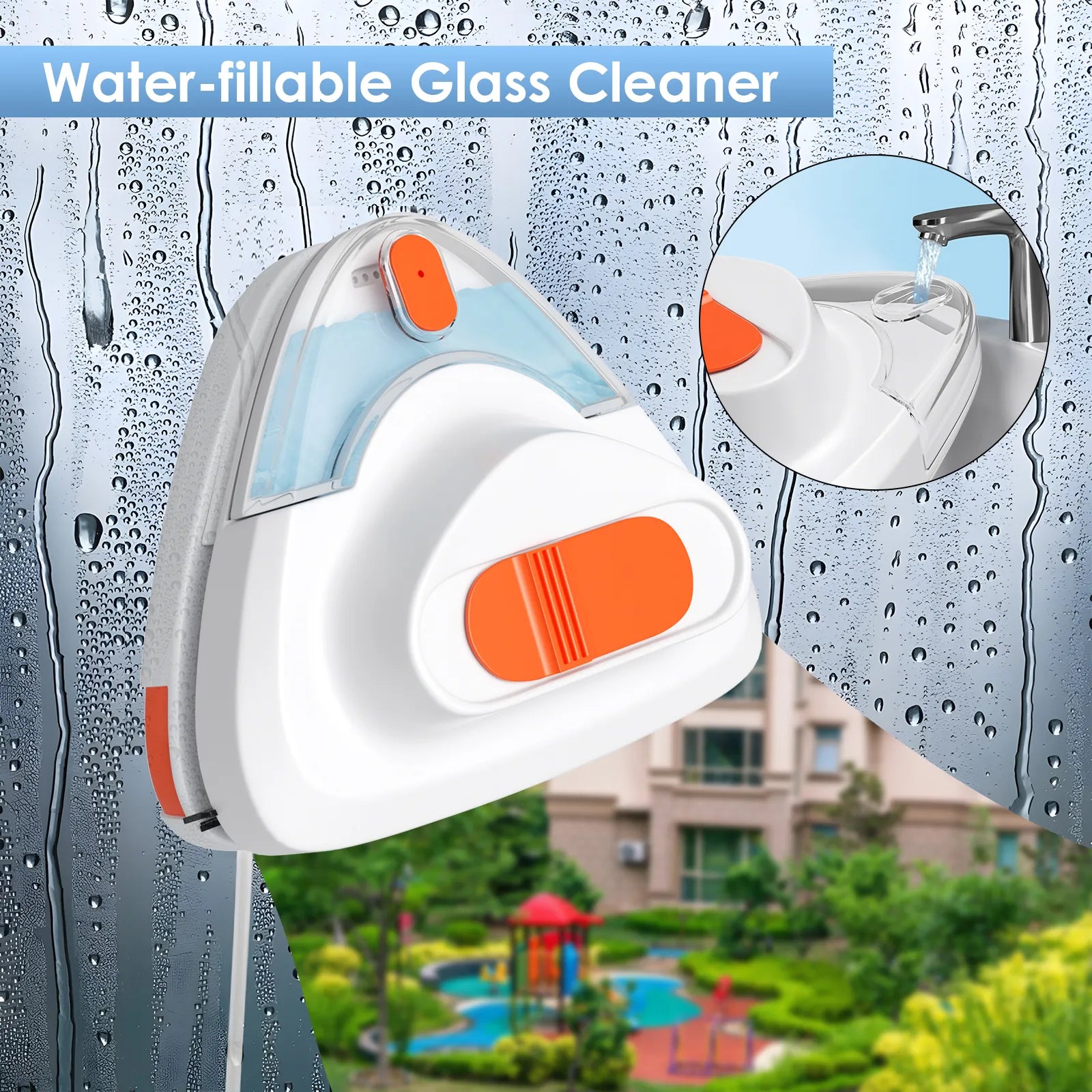 Plastic Automatic Double Sided Magnetic Glass Window Cleaner