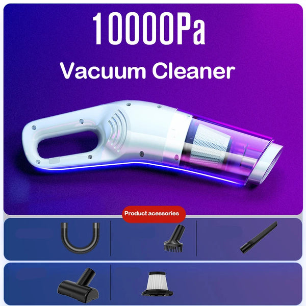 10kPa Plastic Wireless Rechargeable Handheld Vacuum Cleaner