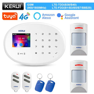 Kerui Plastic Smart Wireless Home Door Windows Security Sensor Kit