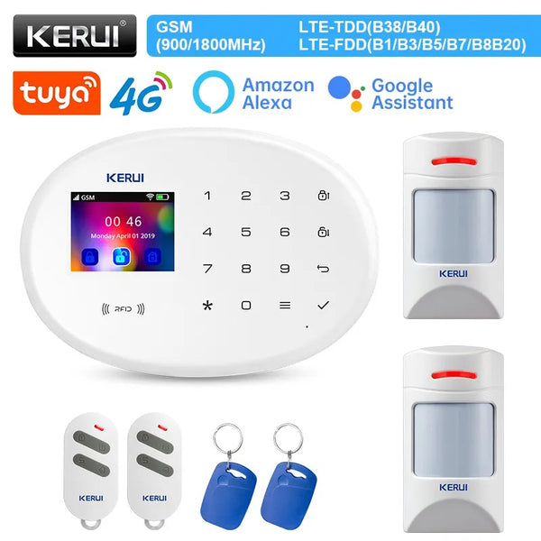 Kerui Plastic Smart Wireless Home Door Windows Security Sensor Kit