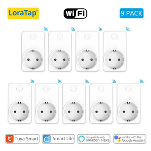 LoraTap Plastic Panel Wireless WIFI Control Smart Power Socket