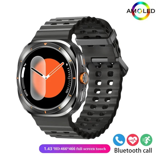 Silica Gel Smart Bluetooth Voice Support Square Shaped Sports Watch