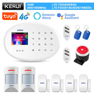 Kerui Plastic Smart Wireless Home Door Windows Security Sensor Kit