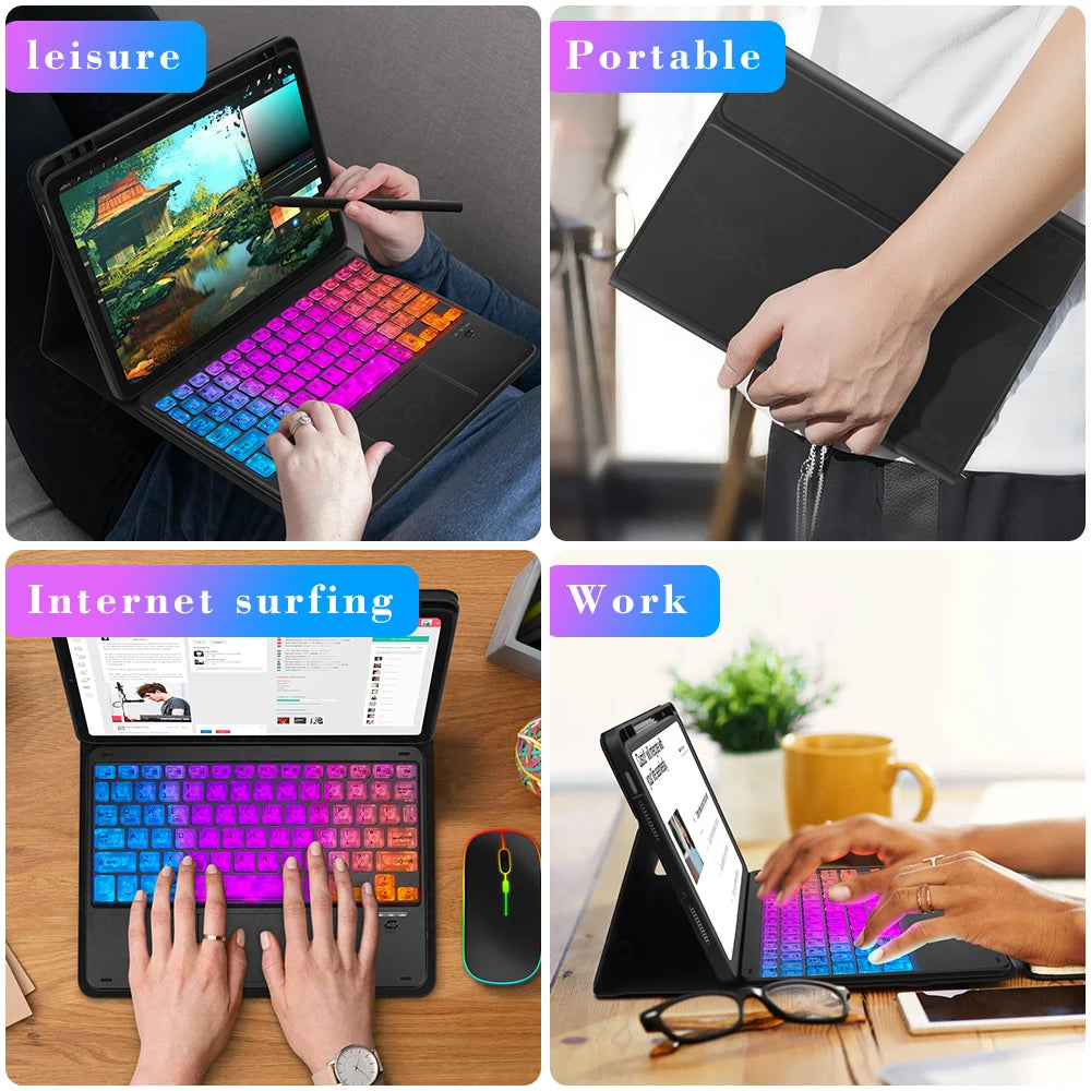 Magnetic Detachable Bluetooth Keyboard For Xiaomi Pad 6/6 Pro 11 Inch