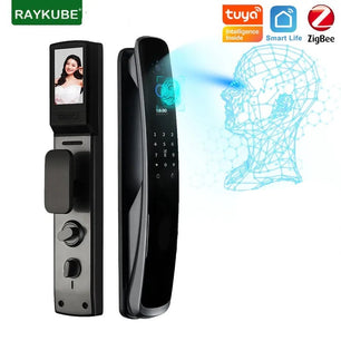 RayKube Aluminium Alloy Fingerprint Digital Smart Door Lock