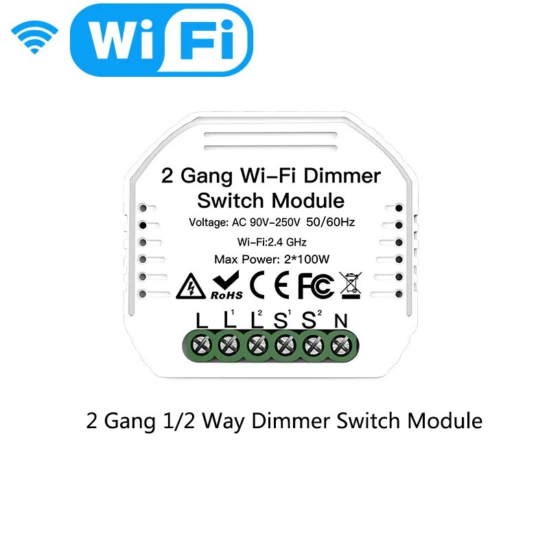 Moes Plastic Smart Voice Control Universal Switch Module