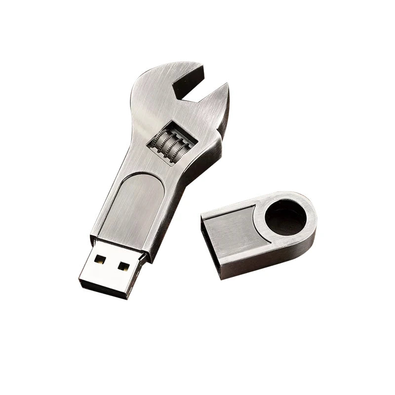 512GB Metallic USB 2.0 Wrenches Shaped Memory Stick Pen Drive