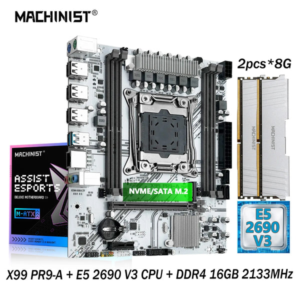 Machinist LGA 2011-3 Intel Xeon E5 2690 V3 Desktop Motherboard Set