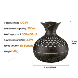 300ML 5V Plastic Adjustable Color Oil Aroma Diffuser Machine