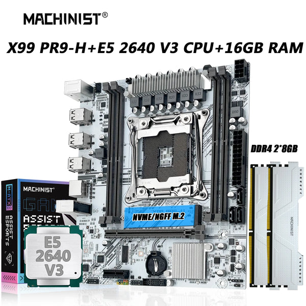 Machinist LGA 2011-3 Intel Xeon E5 2640 V3 Desktop Motherboard Set