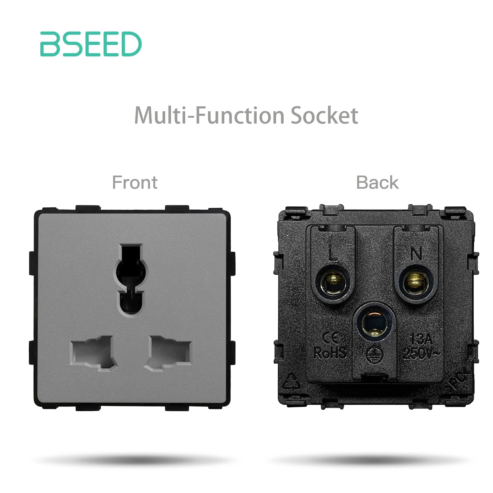 Bseed 13A Plastic Panel Wireless WIFI Control Smart Power Socket