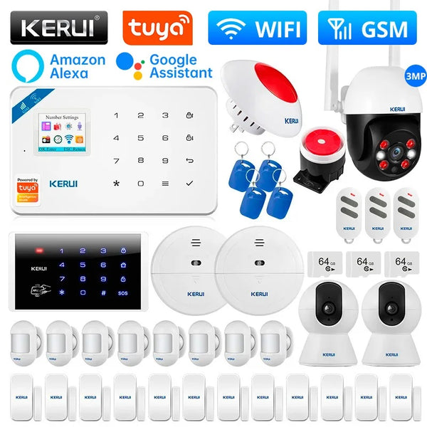 Kerui Plastic Smart Wireless Motion Detector Security Sensor Kit