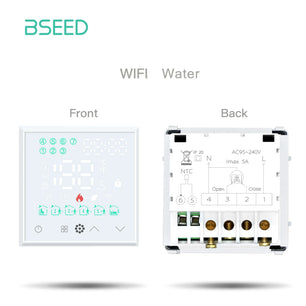 Bseed Alloy LED Touch Screen Wifi APP Control Thermostat Module