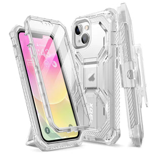 Polycarbonate Full-Body Marble Rugged Bumper Case For iPhone 14