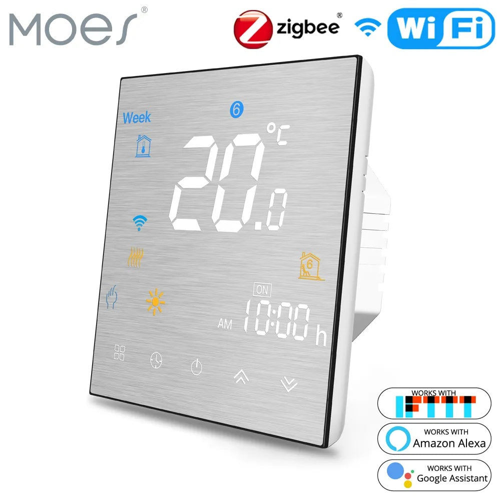 Moes WIFI Smart Electric Heating Controller Touch Panel Thermostat