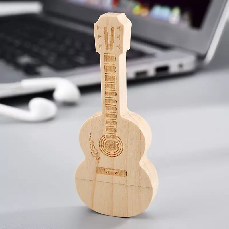 512GB Metallic USB 2.0 Guitar Shaped Memory Stick Pen Drive