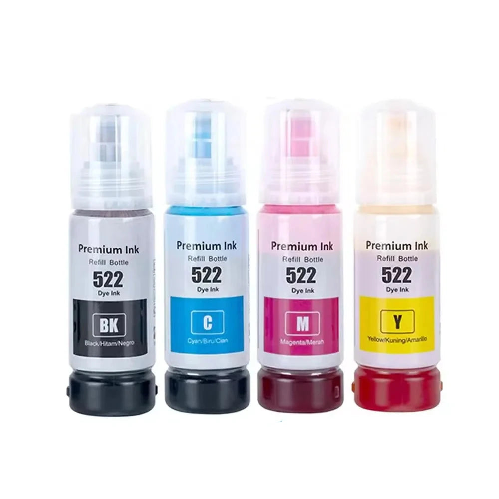 T522 Refill Ink Bottle For Epson ET-2710 ET-2720 ET-4700 Printer