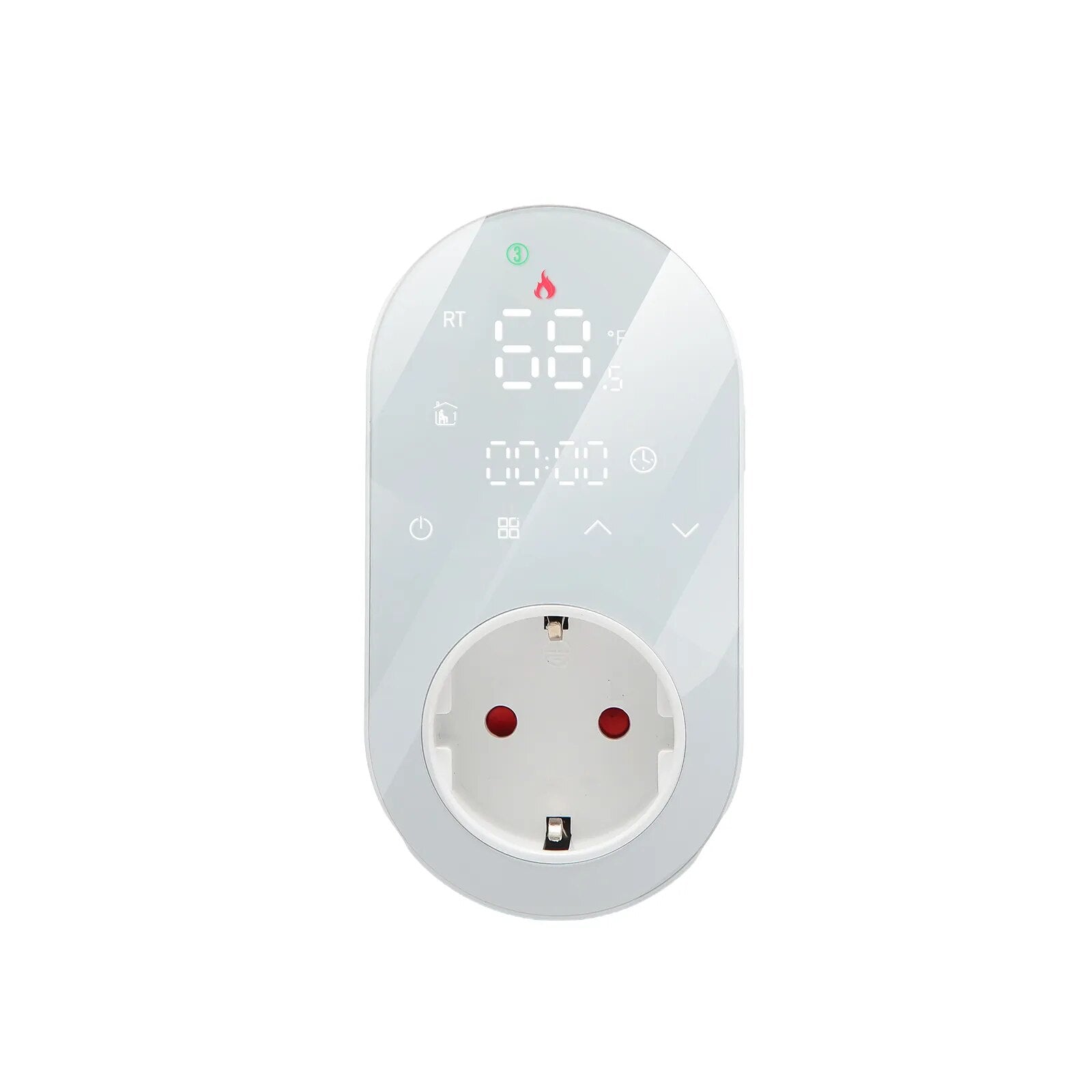 Moes 16A Socket PC+ABS WiFi Thermostat Remote Control Plug