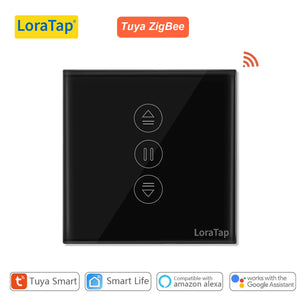 LoraTap 240V 600W Plastic ZigBee Rolling Blinds Curtain Switch