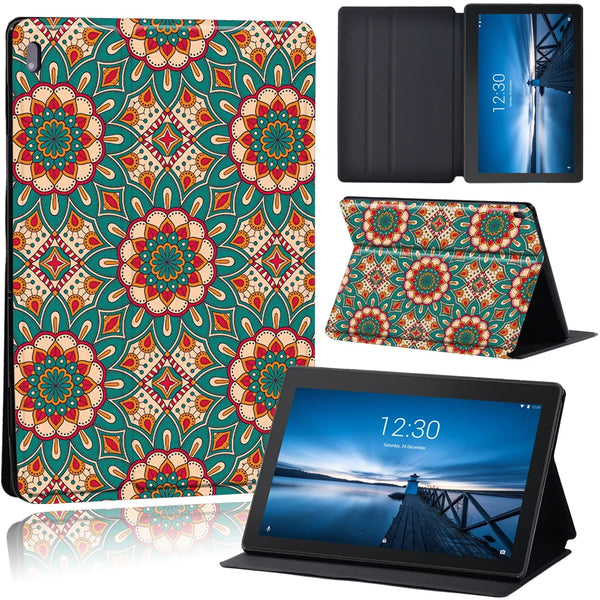 Leather Shockproof Folio Cover Compatible For Lenovo Tablet