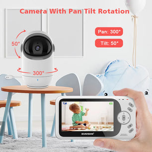 Boavision 2.4G Wireless Night Vision LCD Display Baby Monitor Camera