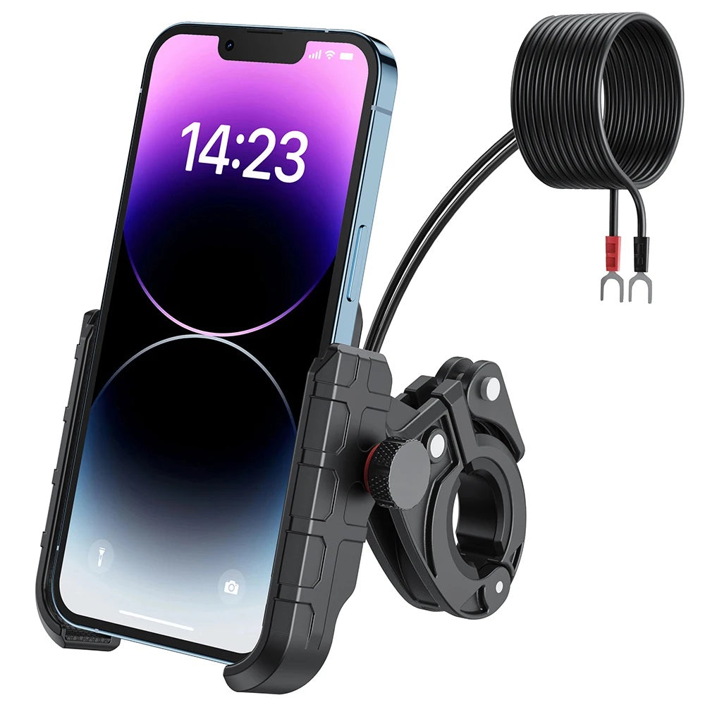 Adjustable 360 Degree USB Charging Universal Mobile Phone Holder