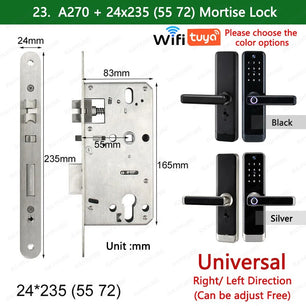 RayKube Aluminium Alloy Fingerprint Digital Smart Door Lock