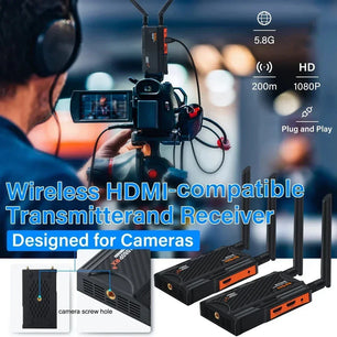 200m Wireless WIFI HDMI Video Transmitter & Receiver Extender