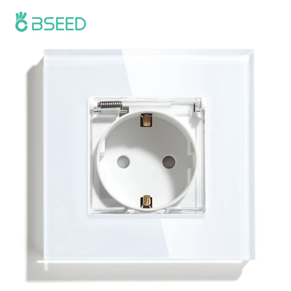 Bseed 16A Glass Panel Wireless WIFI Control Smart Power Socket