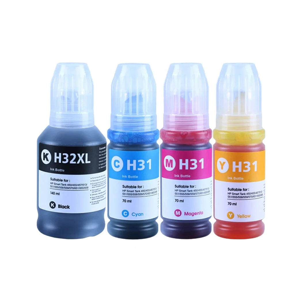 31 32XL Ink Refill For HP 5105 6001 6005 6006 7001 670 675 720