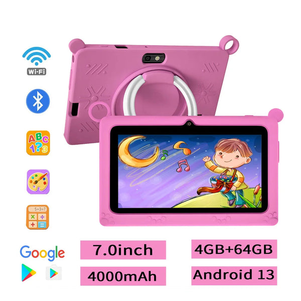 4000mAh Type-C USB 4GB RAM 64GB ROM 7 Inches Android Touch Tablet