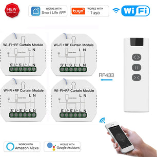 Moes Plastic Smart Voice Control Universal Switch Module