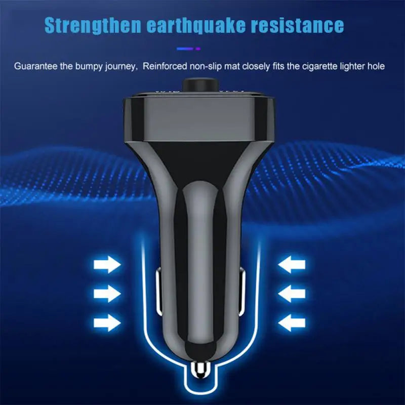 3 Ports High Speed Auto LED Light Charger Accessories For Car