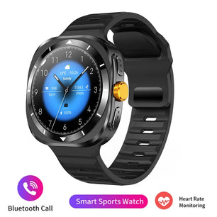 Silica Gel Smart Bluetooth Voice Support Square Shaped Sports Watch