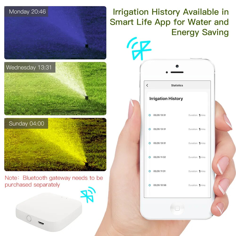 Moes 2-Way Automatic Bluetooth Irrigation Water Controller