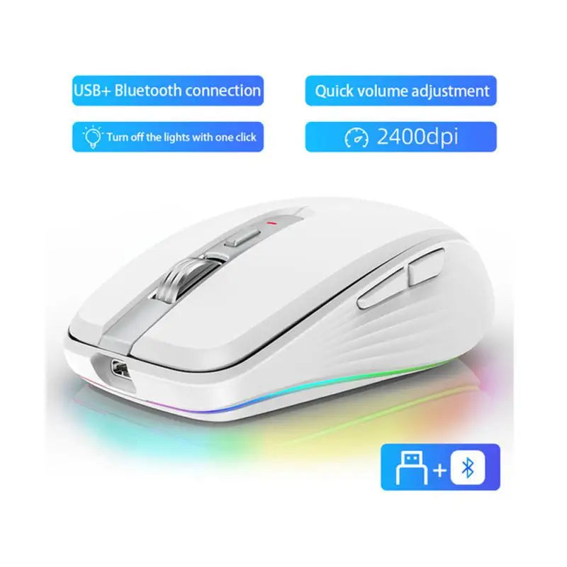 2400DPI Optical Wireless Gamer Mouse With 6 Buttons and 1 Roller