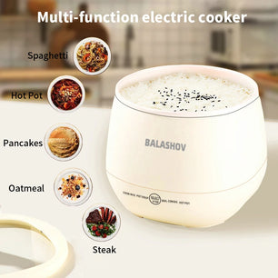 1000-1200W Alloy Multifunctional Mini Portable Electric Cooker