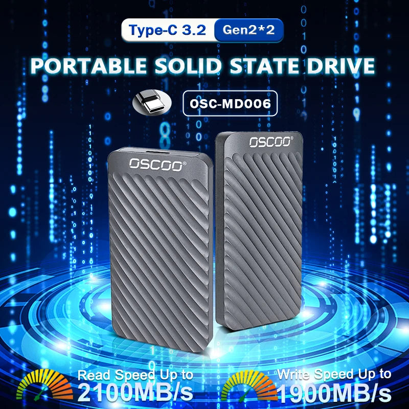 512GB - 2TB External Solid State Disk For Laptop And Desktop