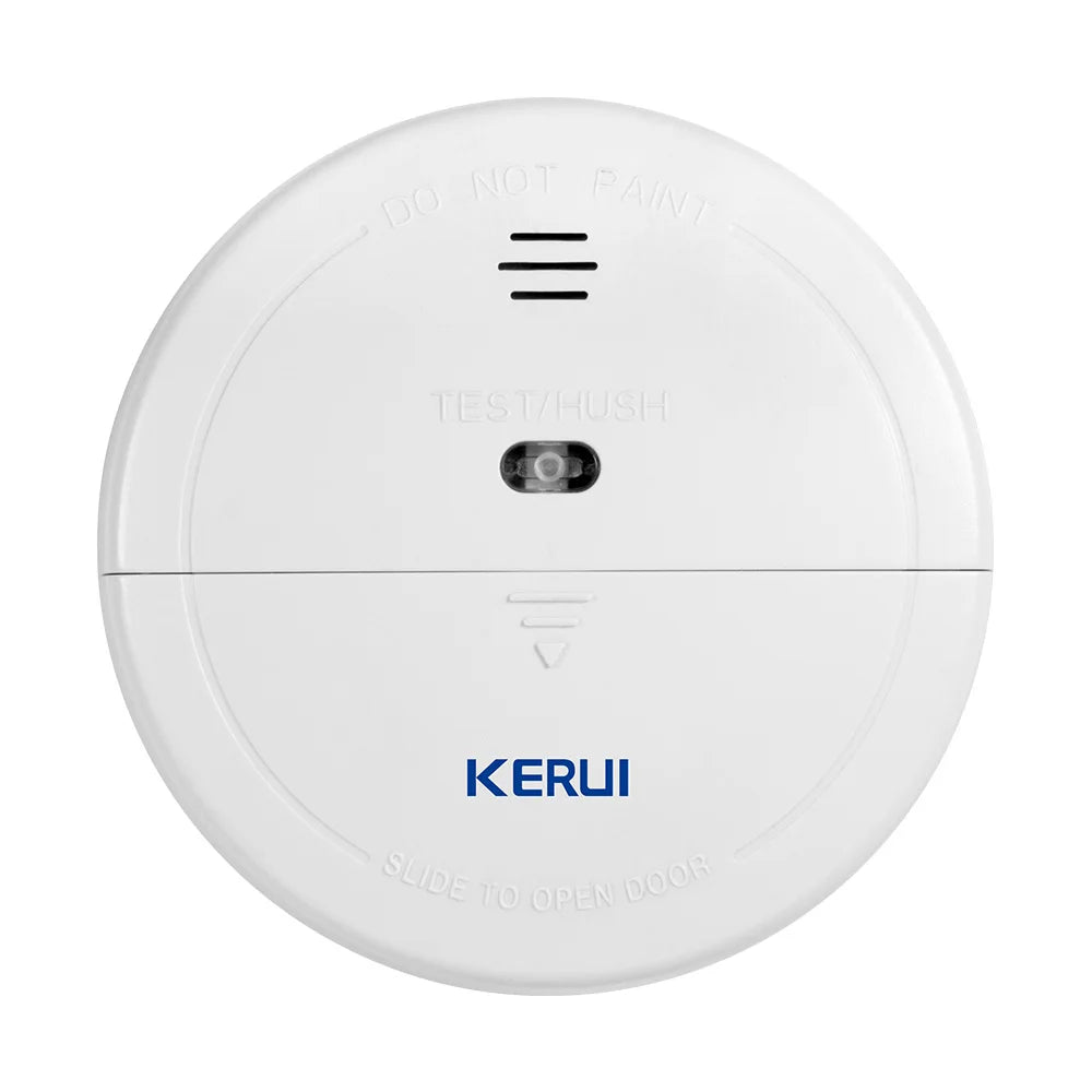 Kerui Plastic Smart Fire Smoke Alarm Detection Optical Home Sensor