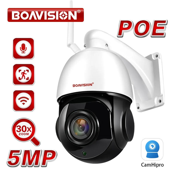 Boavision 5MP Night Vision Waterproof High Speed Dome Camera