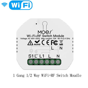 Moes Plastic Smart Voice Control Universal Switch Module