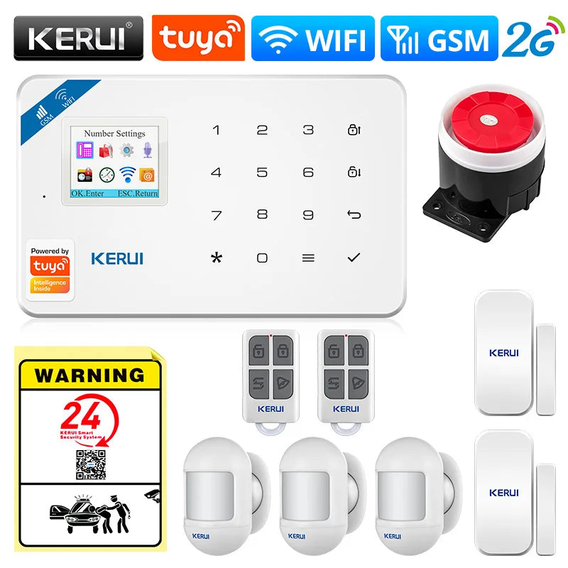 Kerui Plastic Smart Wireless Motion Detector Security Sensor Kit