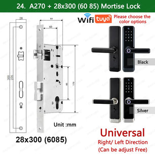 RayKube Aluminium Alloy Fingerprint Digital Smart Door Lock