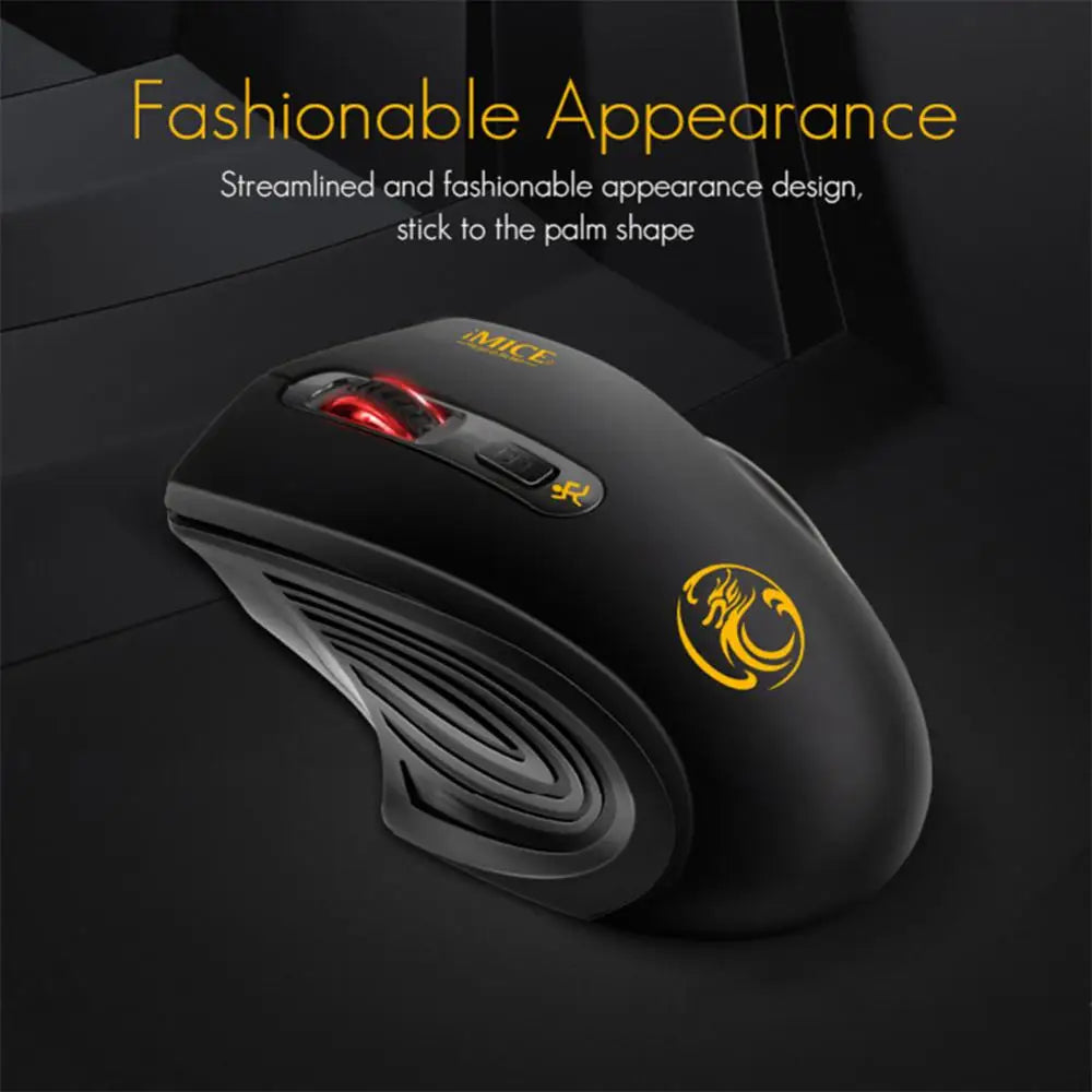 1600DPI Wireless Bluetooth Gamer Mouse With 4 Buttons and 1 Roller