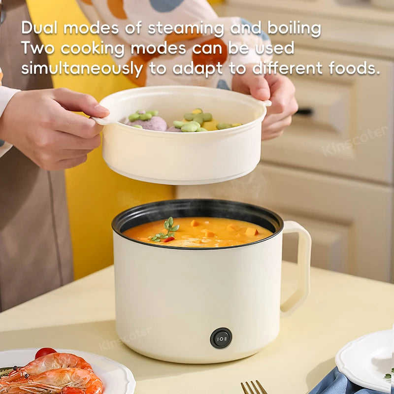 1.8L Stainless Steel Multifunction Mini Portable Electric Cooker