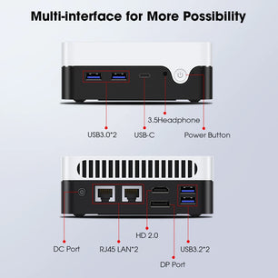 Chuwi LarkBox Intel Celeron N100 12GB RAM 512GB SSD Mini Desktop